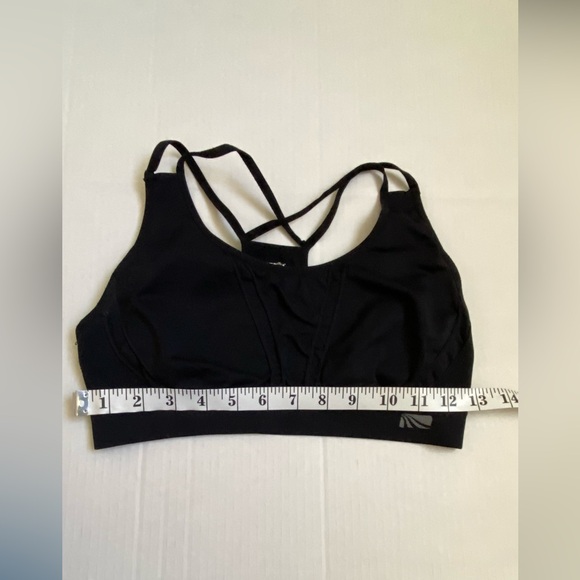 Marika Black Strappy Sports Bra - Picture 1 of 6